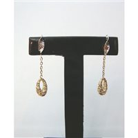 Ohrringe Damiata Gioielli Dame in Gelbgold 835/8/102/2-D199 - 835/8/102/2-D199